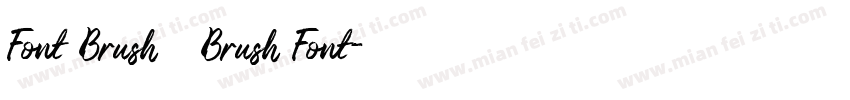 Font Brush   Brush Font字体转换